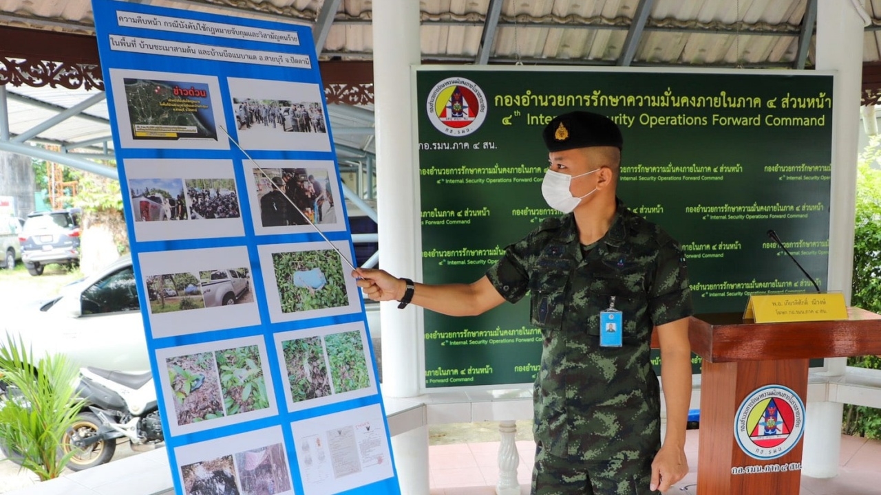 ทหารแจงเหตุปะทะที่สายบุรี คนร้ายตาย 2 ศพ 1ใน 2 คือโจรปล้นร้านทองที่นาทวี