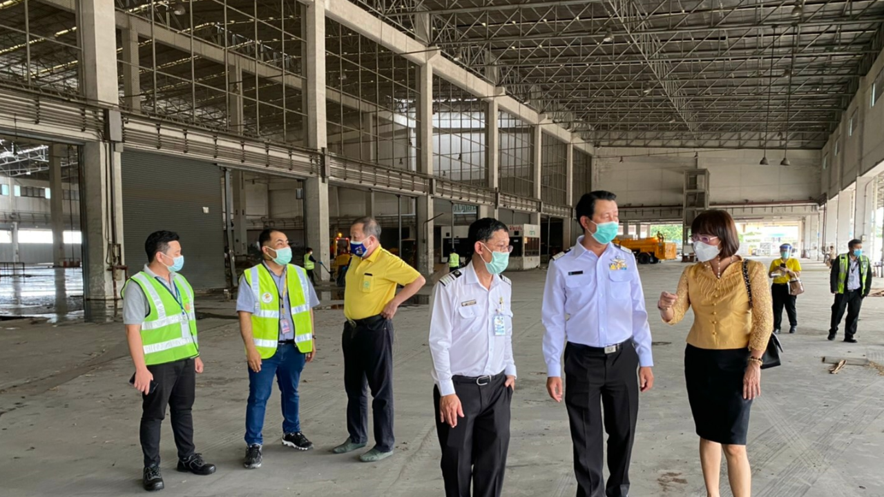 เตรียมปรับคลังสินค้าสนามบินดอนเมือง เป็น รพ.สนามชั่วคราว รับผู้ป่วยสีเขียว