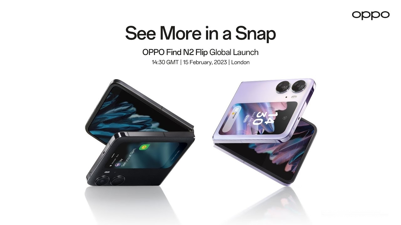 Oppo Find N2 Flip เตรียมวางจำหน่ายนอกประเทศจีน เปิดตัว 15 ก.พ. นี้