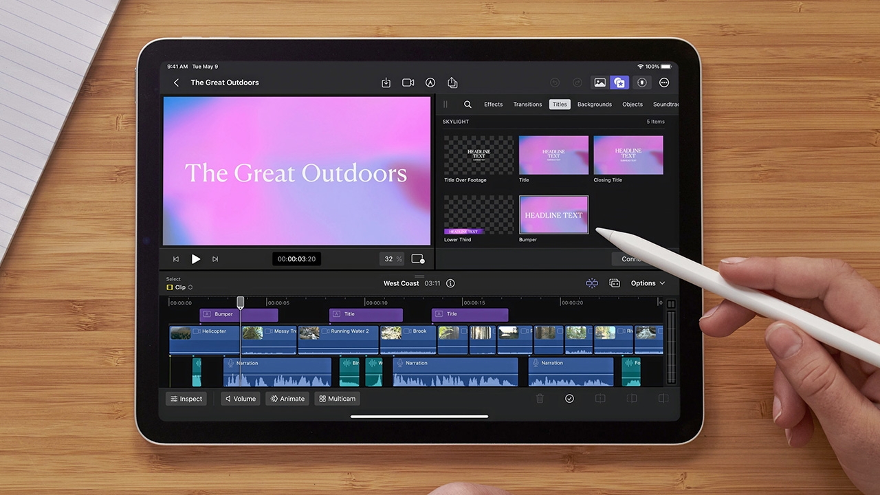 Apple Announces Final Cut Pro and Logic Pro Apps for iPad