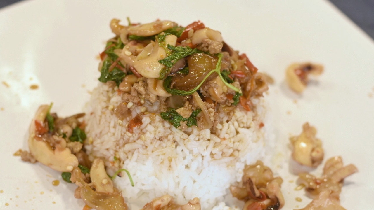 "เจี๊ยบ ข้าวกะเพรา easy" อิ่มจุใจ