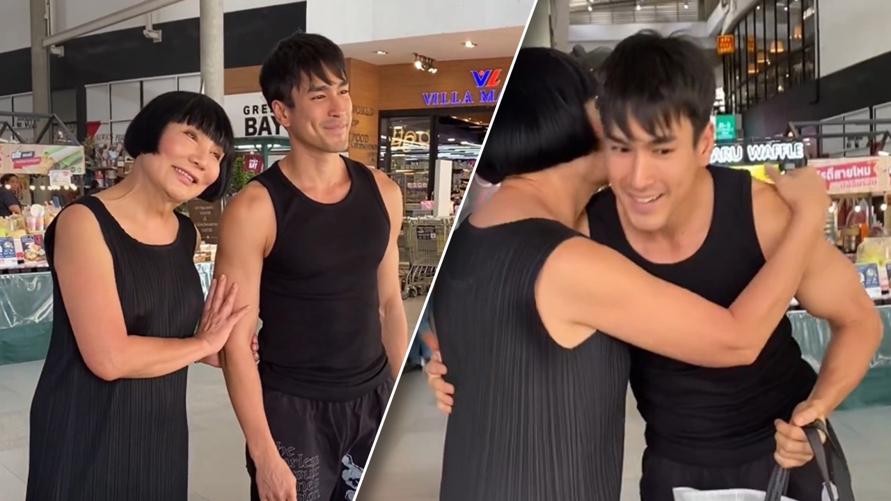 ม้า อรนภา ชื่นชม ณเดชน์ แวะทักทายตอนขายของ เสียดายห่อหมกหมดแล้ว (คลิป)