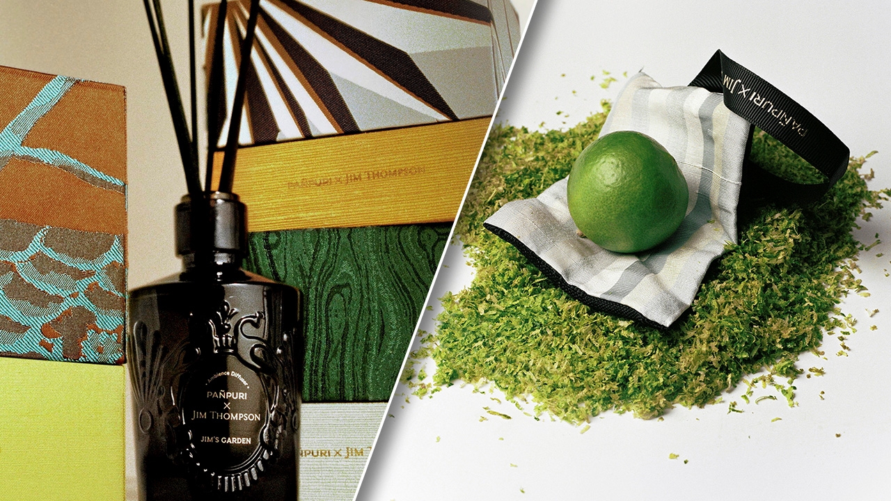 PAÑPURI x JIM THOMPSON ความหอมที่ผสานความงามผ้าไทย
