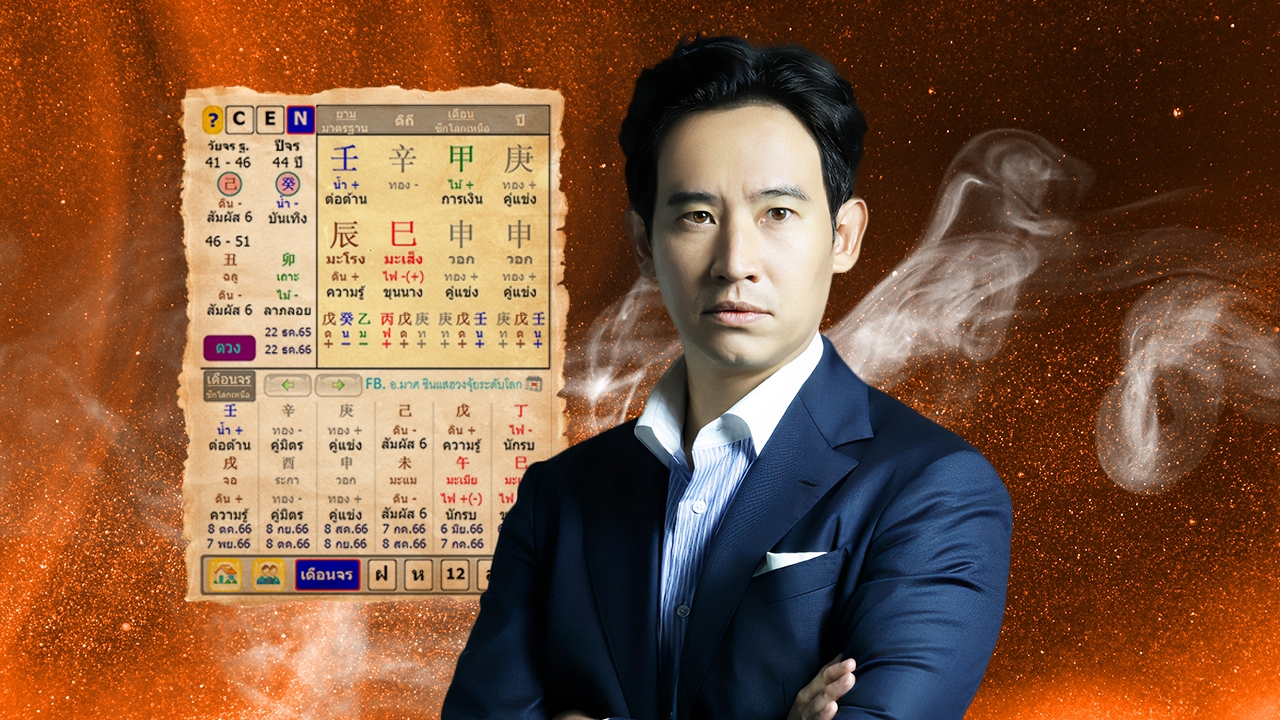 เปิดดวง พิธา ลิ้มเจริญรัตน์ ดวงเด่นมีคนสนับสนุน ให้ระวังคู่แข่งที่แข็งแรง