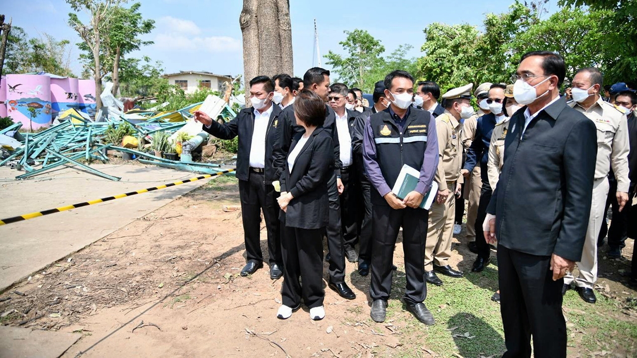 พระบรมราชานุเคราะห์ เจ็บโดมถล่ม นายกฯเยี่ยม “ผู้ประสบภัย” เร่งเยียวยา