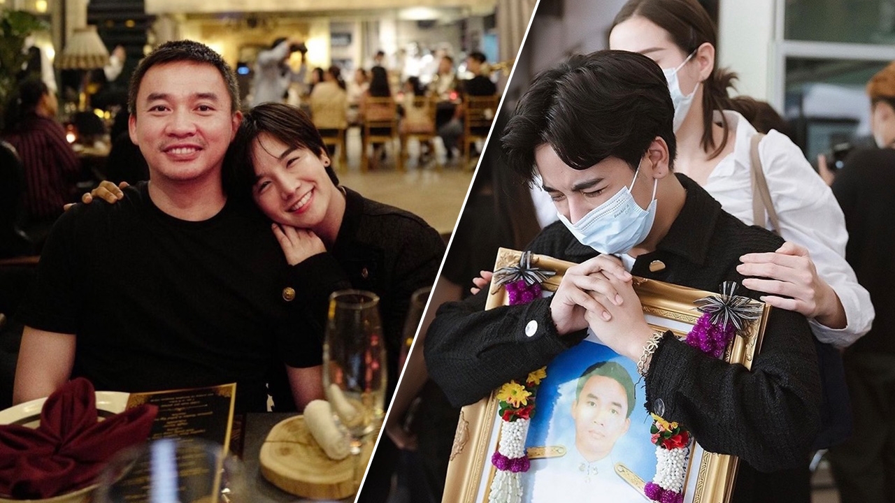 สุดเศร้า ลุกซ์ น้องใบเตย ร้องไห้แทบขาดใจ ส่งร่างแฟนหนุ่มทำพิธีศาสนา 