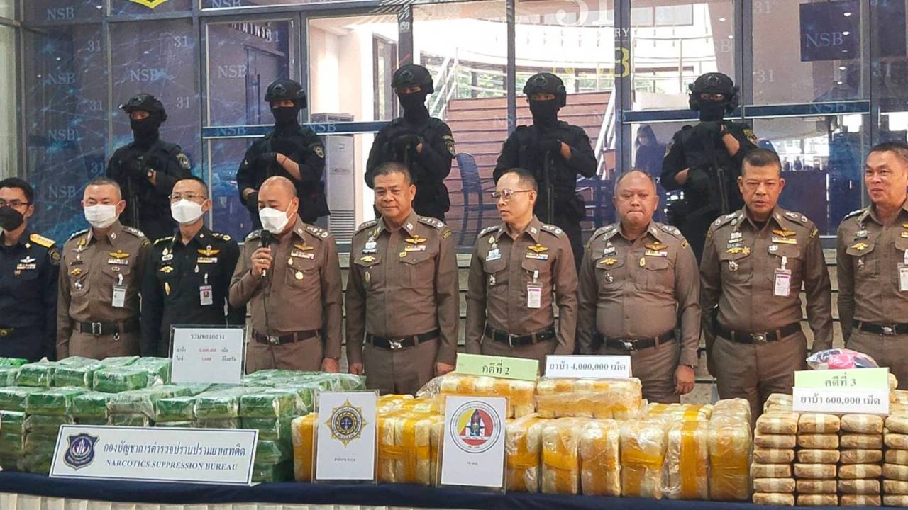 ปส.จับไอซ์ 1.6 ตัน ซุกเรือประมงส่งนอก-รวบแก๊งยาภาคเหนือขนยาบ้า 4.6 ล้านเม็ด