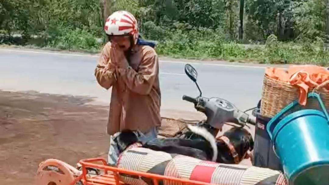 ชื่นชม "หนุ่มใจบุญ" ช่วยคนตกงาน หลังโดนโกงค่าแรง ไม่มีเงินกินข้าว