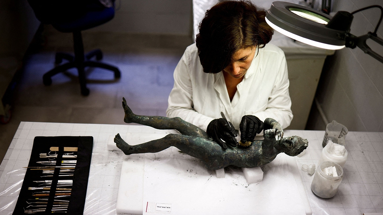 การค้นพบหลักฐานยุคโรมัน และอารยธรรมอีทรัสคัน