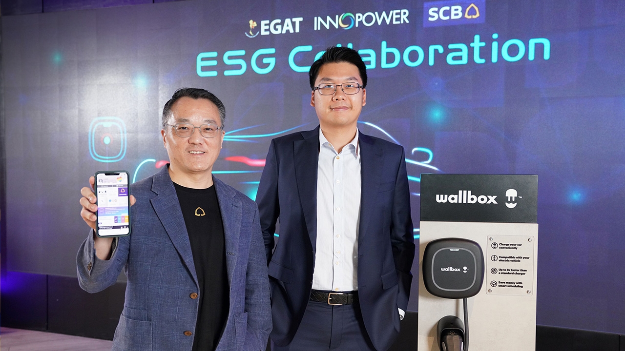 SCB จับมืออินโนพาวเวอร์ หนุนรายย่อยสู่เจ้าของสถานีชาร์จรถ EV ที่บ้าน