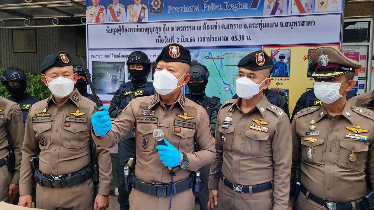 ล็อกแล้ว 5 คนร้าย เชือดคอพม่าโยนบ่อ อดีต “ก๊อดอาร์มี่” แค้นข่มขืนเมีย