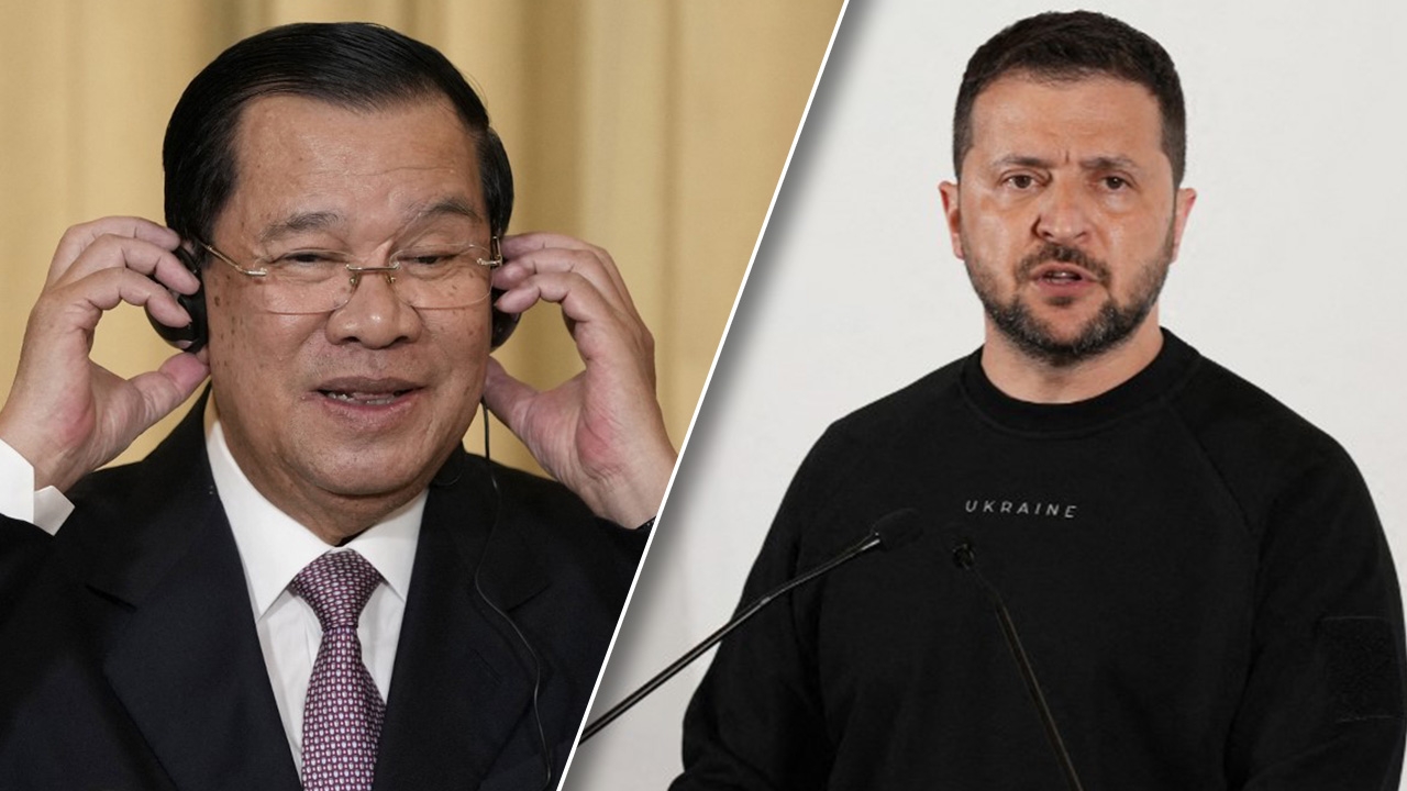 "ฮุน เซน" ยกหูโทรศัพท์หารือเซเลนสกี แสดงความสนับสนุนผู้นำยูเครน