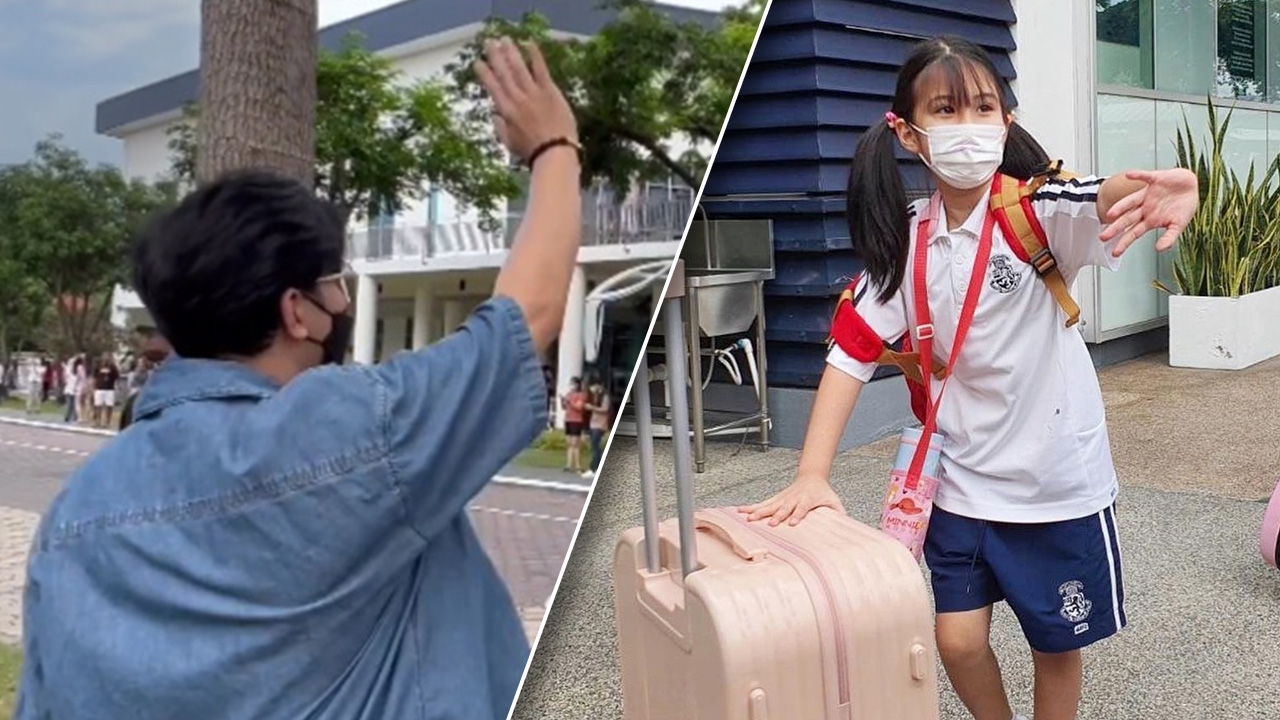 เมย์ น้ำตาซึมมาส่ง น้องมายู ไปชะอำ กรรชัย โบกมือให้ลูกจนลับตา (คลิป)