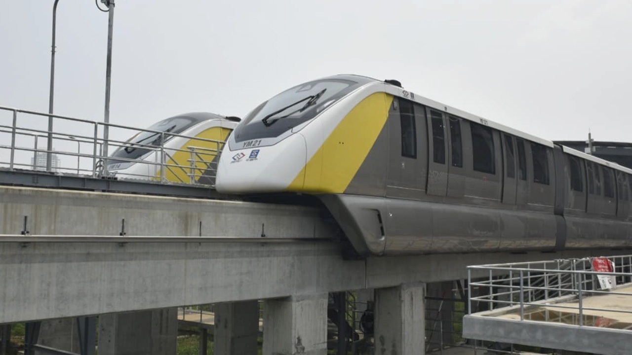 รถไฟฟ้าโมโนเรล สายสีเหลือง ลาดพร้าว-สำโรง จะเปิดให้ทดลองนั่ง 3 มิ.ย.66 นี้