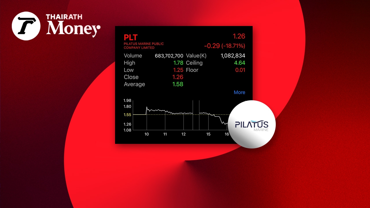 PLT เข้าเทรดรูดต่ำจอง -18.71% บริษัทนำเงินขยายกองเรือ ปักธงรายได้ 1 พันล้านในปี 67