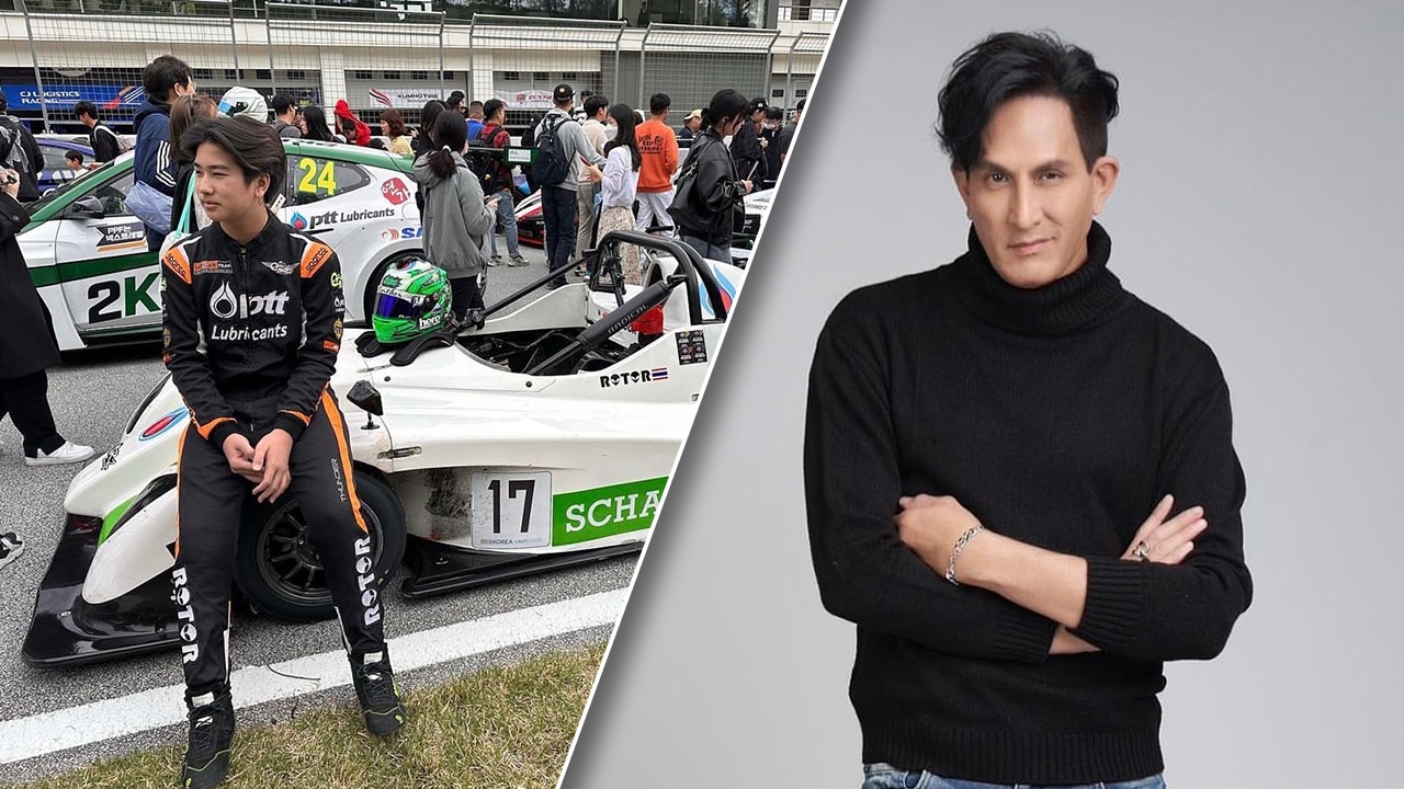 คนไทยคนเเรก ลูกชาย พีท ทองเจือ ซิ่งรถเเข่งคว้าเเชมป์ 2 สนาม ที่เกาหลีใต้