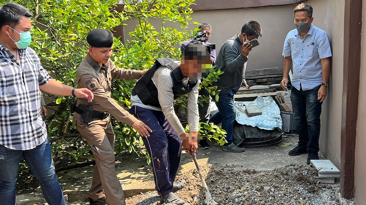 ฉุนถูกบ้องหู "ไอ้ตาล" ช่างโหดรับสารภาพโดนเบี้ยวค่าแรง 5 พัน ตีหัวดับหนุ่มแบงก์ฝังดิน