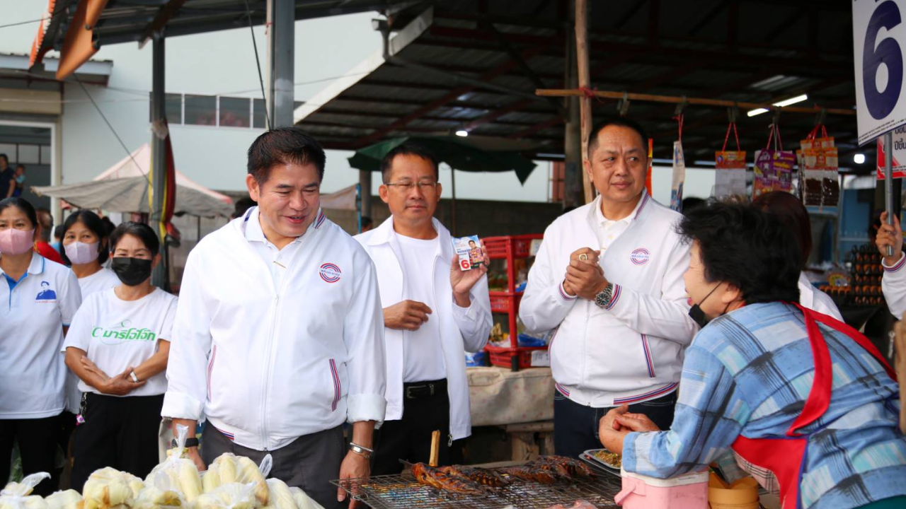 "ธรรมนัส" หาเสียง สานต่อพัฒนาแหล่งน้ำ-เร่งดันเรื่องด่วนแก้ PM 2.5