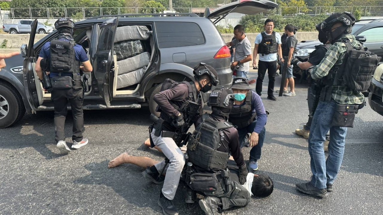 สระบุรีขยายผลจับรถลอบขนยาบ้าเครือข่าย "บังโจ" ยึดของกลางเกือบ 8 ล้านเม็ด