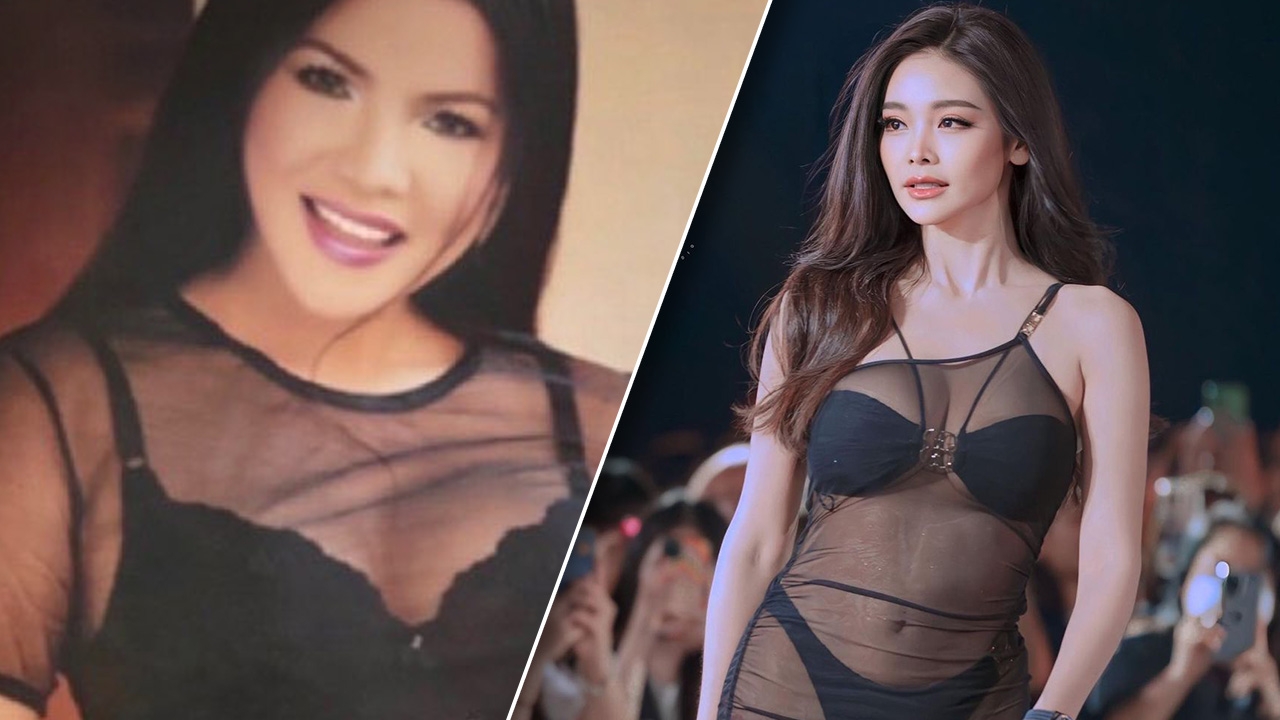 ฮาย อาภาพร เทียบชัดๆ กับ อิงฟ้า ภาพแฟชั่นทูพีซซีทรูสีดำ