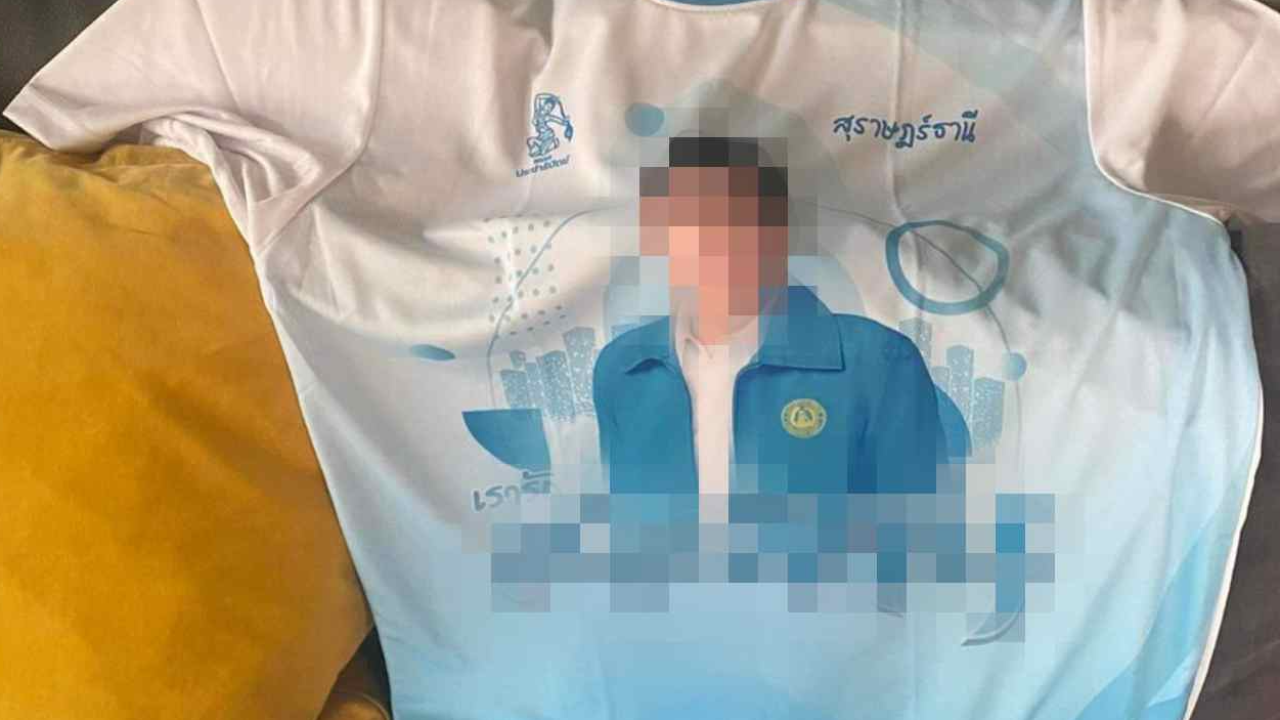 เลือกตั้ง 66 : ก้าวไกล ถาม กกต.ทำได้ไหม ปชป.สุราษฎร์ธานี แจกเสื้อสกรีน