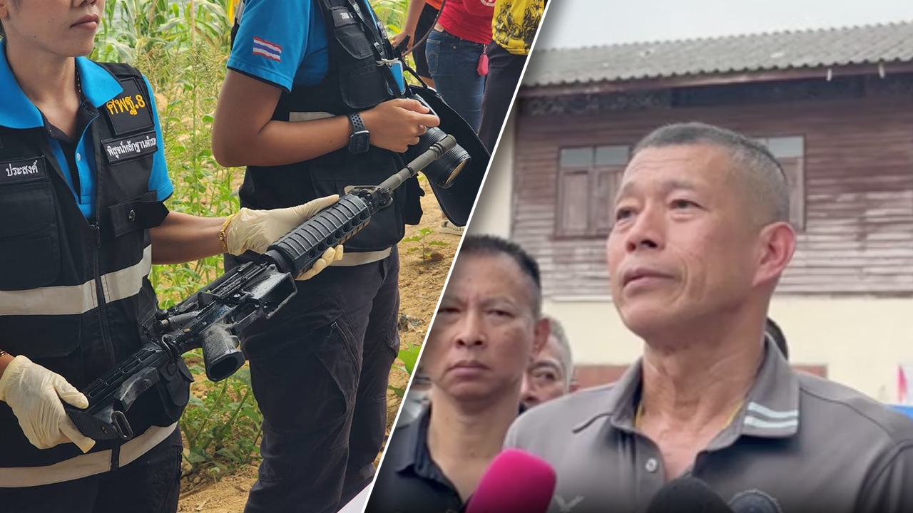 เจอปืน M4 คดียิง 6 ศพ "ด.ต.อรรถพร" ยังหนี ผบก.สส.ภ.8 ยันจับตามก.ม. ไม่คิดวิสามัญ