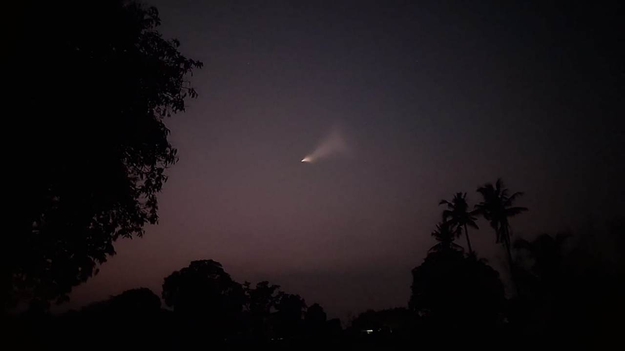 "ไม่ใช่ UFO" คาด "ลำแสงประหลาด" เป็นชิ้นส่วนจรวดจีน