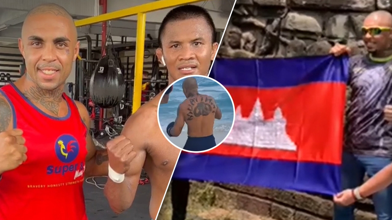 กัมพูชาพานักชกบราซิลชมจุดกำเนิด "กุน ขแมร์" แต่สัก "มวยไทย" เคยถ่ายรูปกับ "บัวขาว" (คลิป)