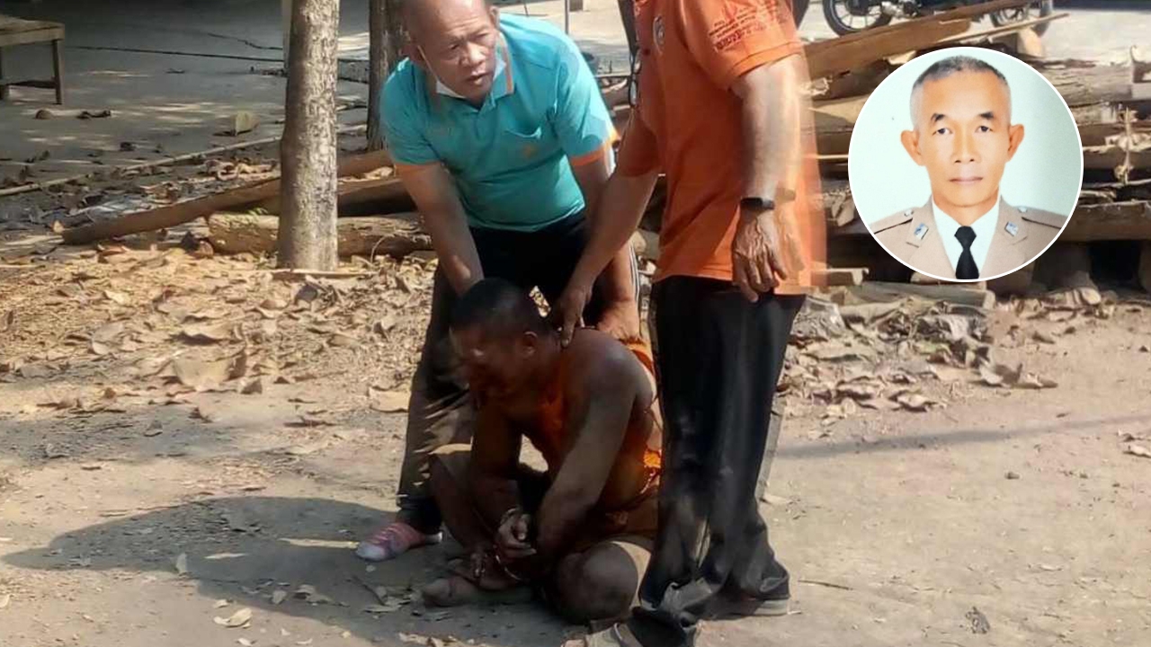 แจ้งข้อหาหนัก พระคลั่งพรหมพิราม ทุบหัว ร.ต.ท. พยายามฆ่าเจ้าพนักงานฯ 