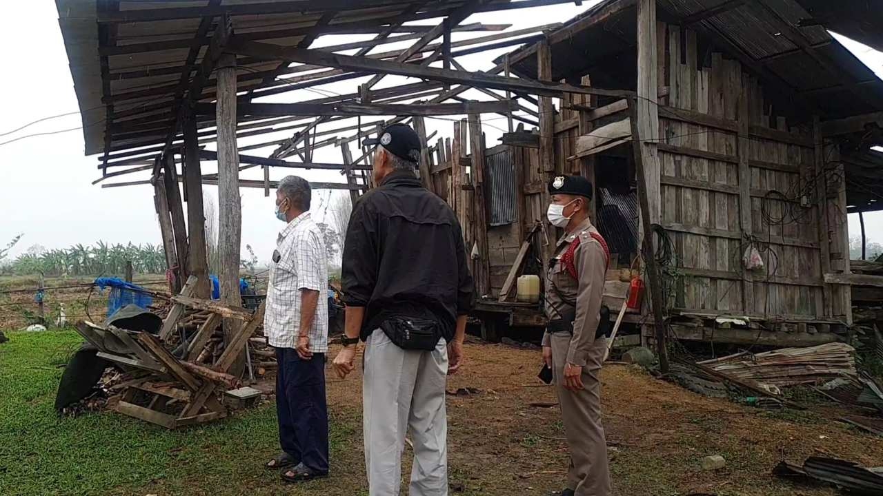 พายุลูกเห็บถล่ม อ.ดอกคำใต้ เสียหายรวม 50 หมู่บ้านกว่า 100 หลังคาเรือน