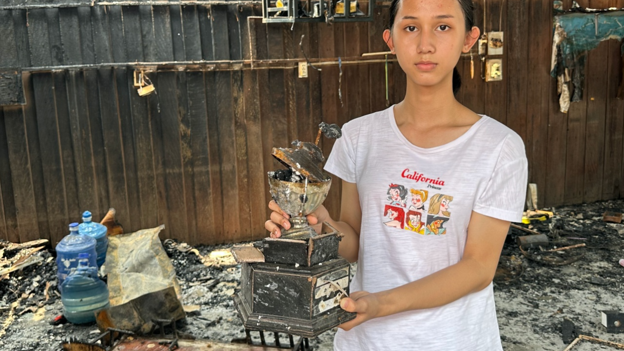 น้องก๊อตจิ มิสควีนฯ ราชบุรี เผยนาทีสุดช็อกแม่แจ้งข่าว "ไฟไหม้บ้าน"