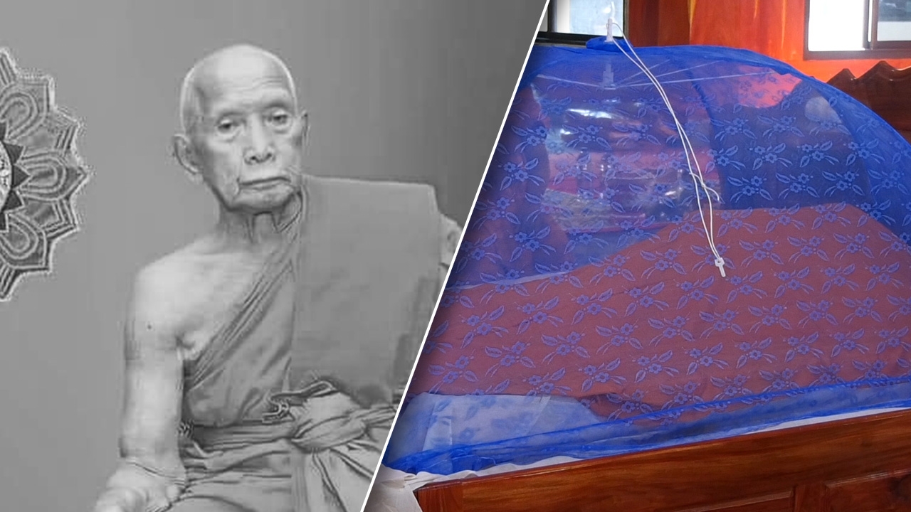 ศิษย์แห่กราบ หลวงปู่อึก เกจิดังสุรินทร์ ละสังขารตรงวันเกิด อายุ 85 