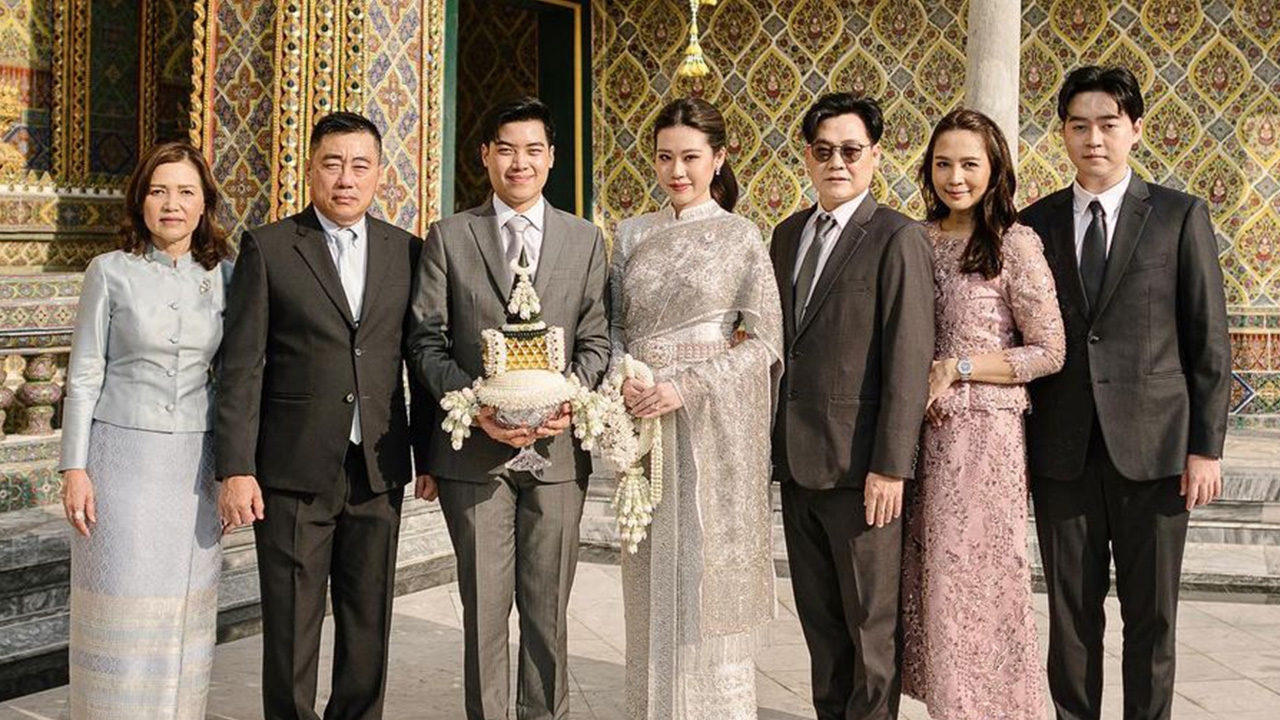 จินนี่ ลูกสาว ใหญ่ ฝันดี ควงแฟนหนุ่มวิวาห์หวานสุดเรียบง่ายแต่อบอุ่น