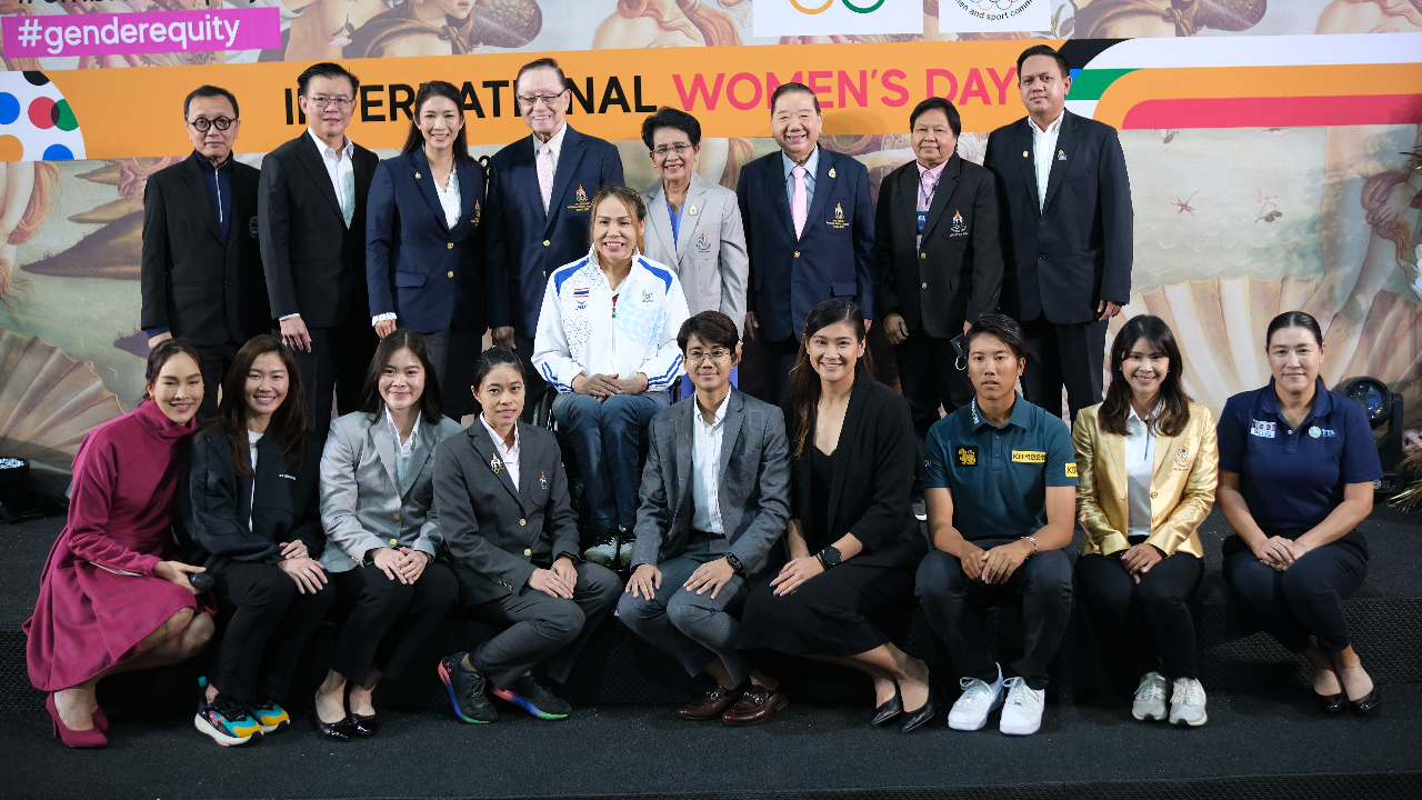 "ซาร่า" นุศรา นำทัพ 9 นักกีฬาสาวไทยร่วมแสดงพลัง สร้างแรงบันดาลใจวันสตรีสากล ปี 66