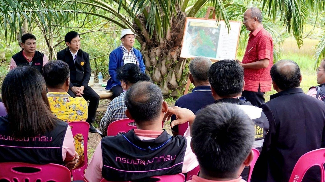 พด.ตามงานทำระบบอนุรักษ์ดินและน้ำ สร้างสมดุลเกษตรยั่งยืน จ.สงขลา
