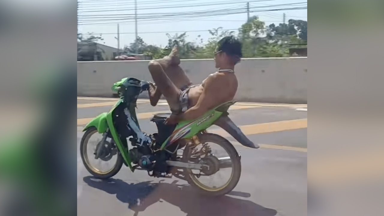 ตามจับถึงบ้าน ตัวตึงท่าวุ้ง ตำนานเวฟเขียวลพบุรี นอนบิดมอเตอร์ไซค์ 