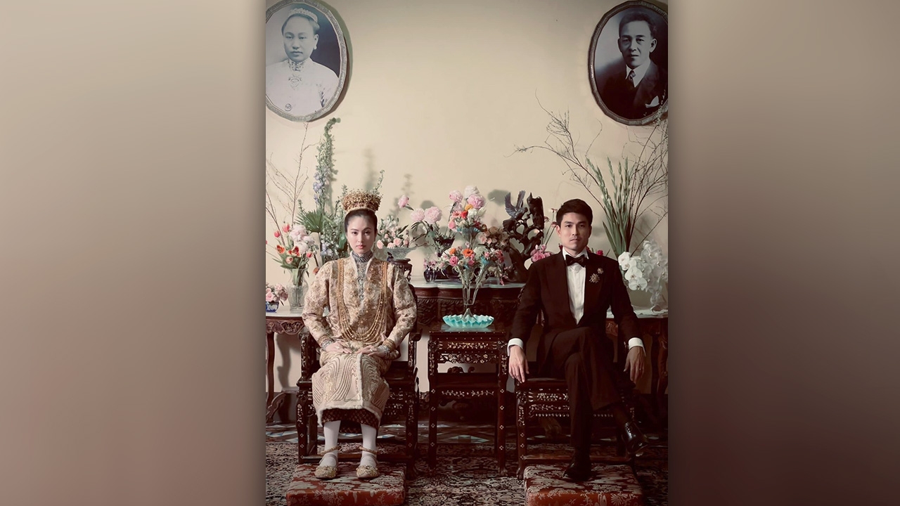 ประมวลภาพงานแต่ง ปอย-โอ๊ค เจ้าสาวในชุดบาบ๋า เหมือนย้อนเวลากลับไปอดีต