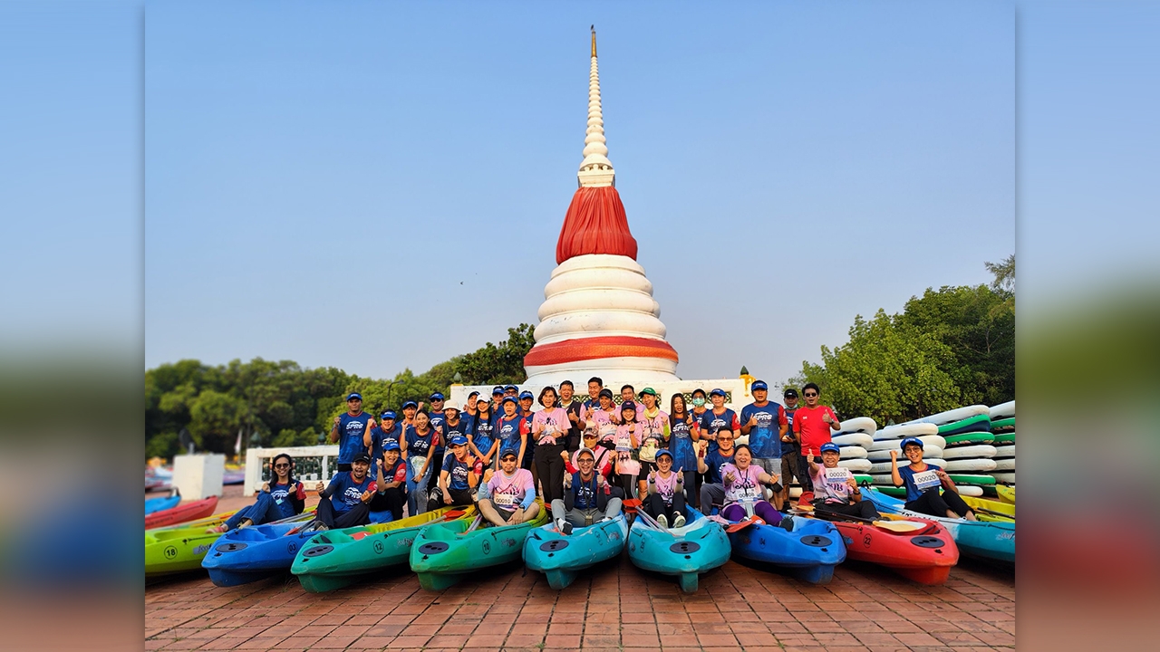 SPRC จับมือสำนักงานทรัพยากรทางทะเลและชายฝั่งที่ 1 จัดกิจกรรม “ล่องเรือหารักษ์” แข่งพายเรือเก็บขยะ