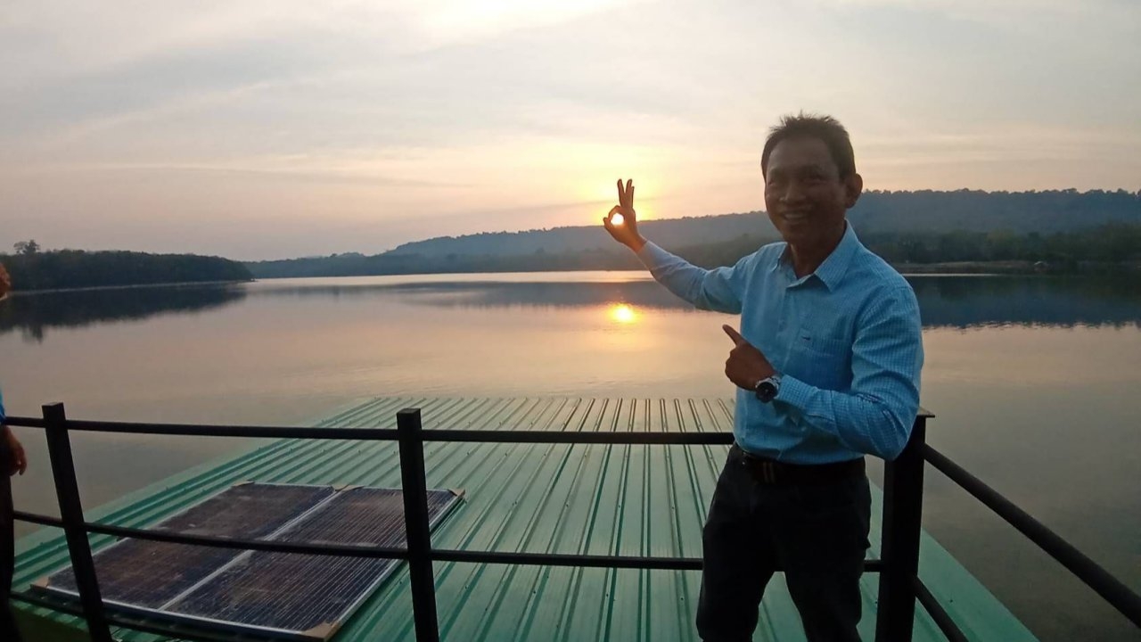 สุรินทร์ ดัน เขื่อนจรัส เปิดเป็นแหล่งท่องเที่ยวทางน้ำ กางเต็นท์พักแรมได้