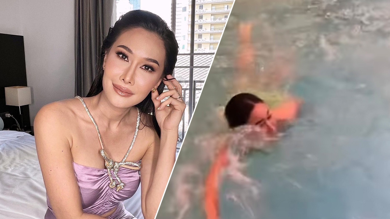 ส่องชุดที่ กุ้งพลอย จะใส่ว่ายข้ามแม่น้ำเจ้าพระยา บอกเลยว่ามันแซ่บมาก (คลิป)