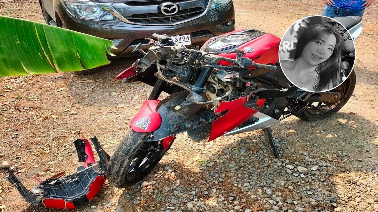 แม่โทรตามลูกสาวทั้งคืนไม่รับสาย เช้าเจอนอนตายริมถนน ข้าง จยย.คันใหญ่ 