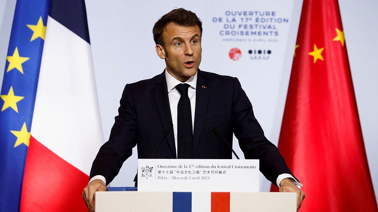 "มาครง" ถึงจีน จ่อคุยยูเครน เน้นค้าขาย