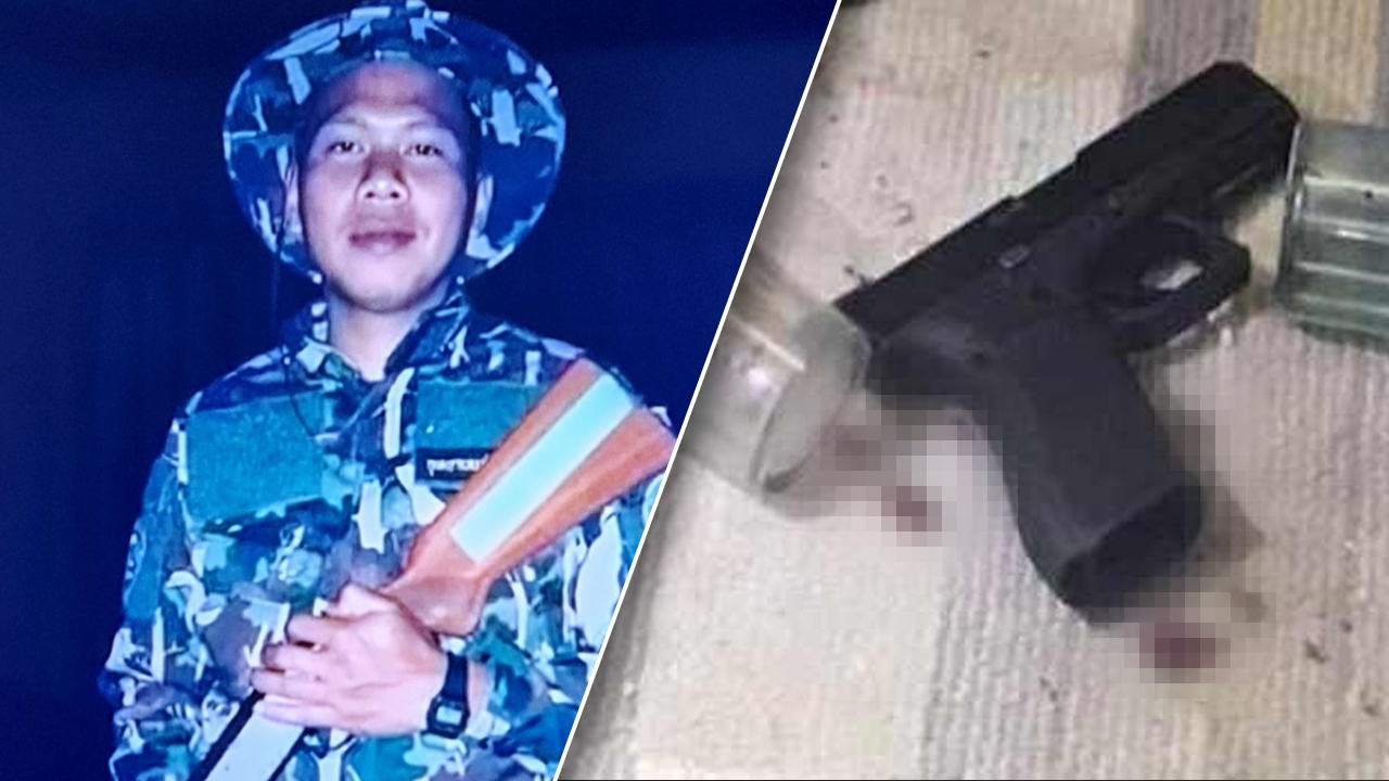 พบ อนุวัช กราดยิง 3 ศพ ใช้ปืนกล็อกเป็นอาวุธ มือกำแมกกาซีนพร้อมสู้