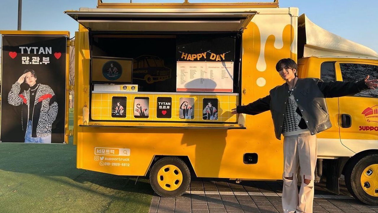 โมเมนต์มิตรภาพ ลิซ่า-มินนี่ ส่ง COFFEE TRUCK ซัพพอร์ต ไทแทน