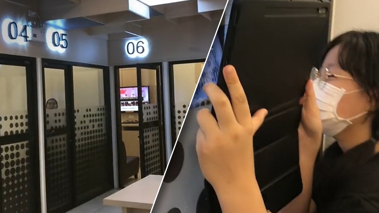 ขำเกือบขิต เมื่อติดอยู่ในห้องคาราโอเกะ แต่ไม่มีใครมาช่วย เพราะนึกว่าชวนร้องเพลง