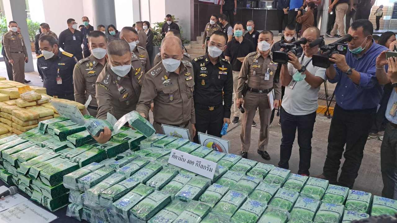 จับยาบ้า 6.7 ล้านเม็ด ยาเค 400 กก.ใช้บริการขนส่งเอกชน