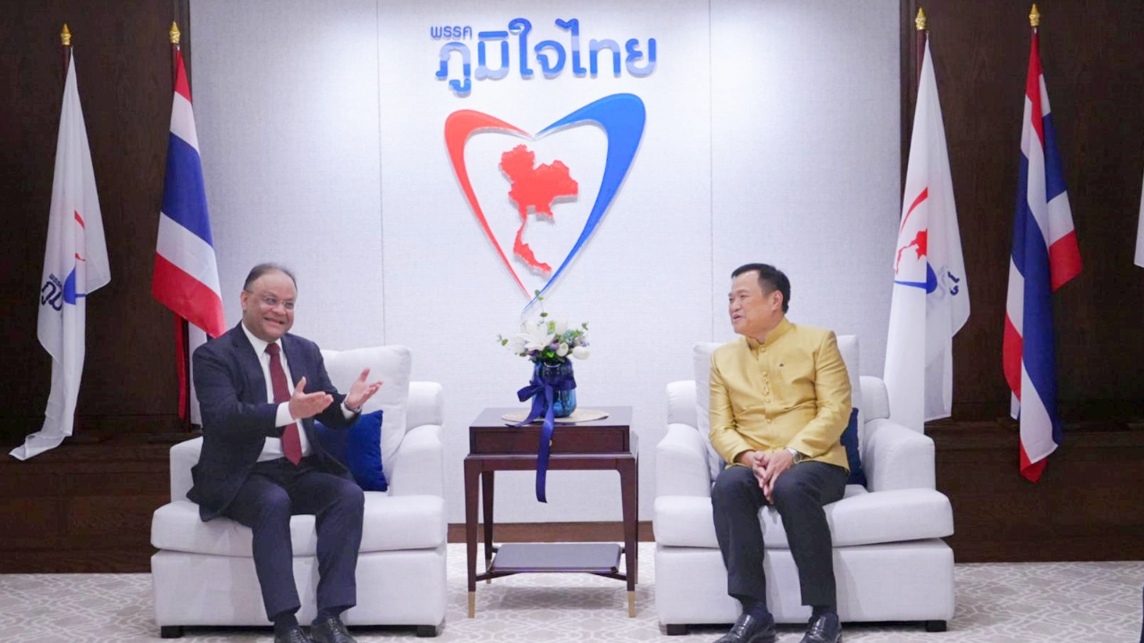 "ทูตอินเดีย" พบ "อนุทิน" หารือ สธ.-ท่องเที่ยว-การเมืองหลังเลือกตั้ง