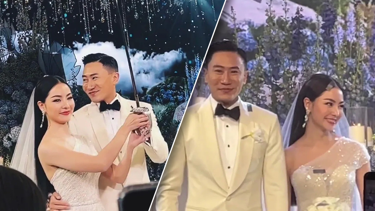 พราวฟ้า-เสี่ยโบ๊ท ควงคู่ฉลองมงคลสมรส งานสวยหรูหราอลังการมาก (คลิป)