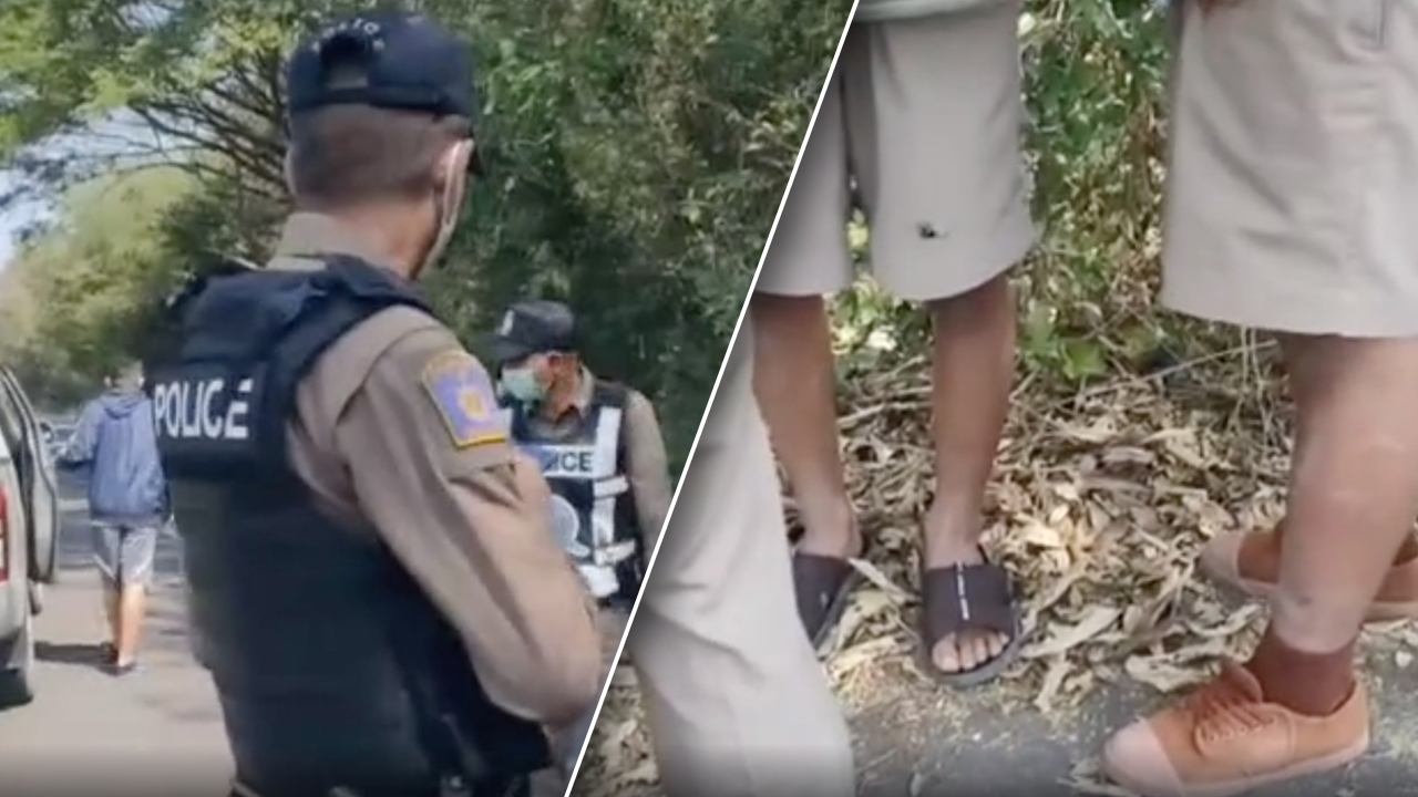 รวบ 3 นักเรียนชายเข้าป่า "สูบกัญชา-ซดน้ำท่อม" ค้นเจออุปกรณ์เสพเพียบ