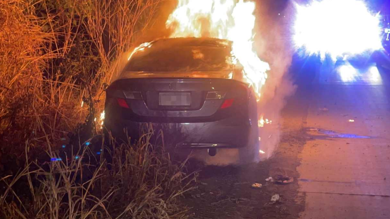 เชื่อยิงก่อนเผา พบศพไหม้เกรียมในรถที่ลพบุรี กะโหลกศีรษะเปิด